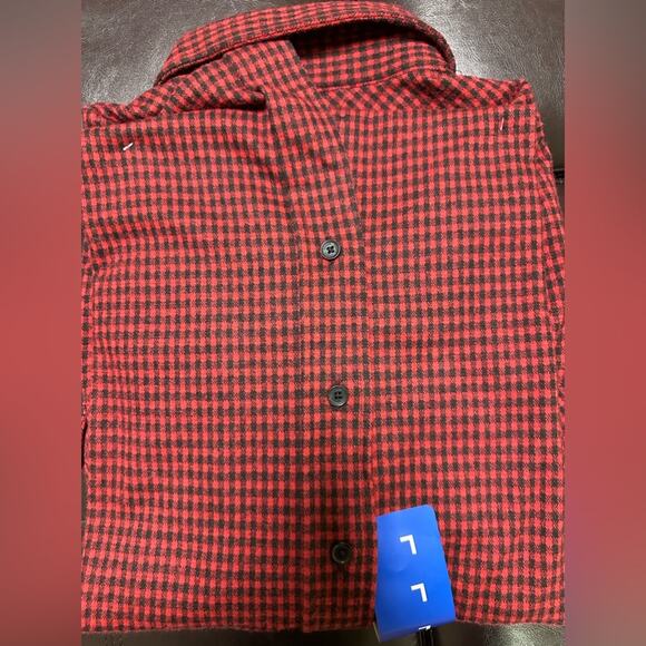 Chaps Men’s Buffalo Flannel button UP Shirt size Large Nwt - Picture 6 of 6